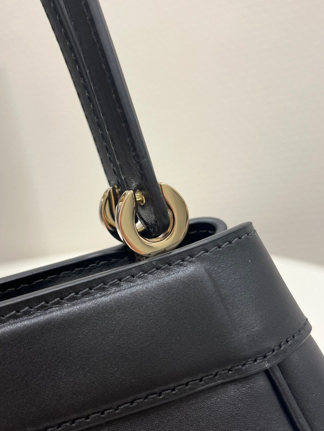 MEDIUM DIOR KEY BAG Black Box Calfskin M1843O