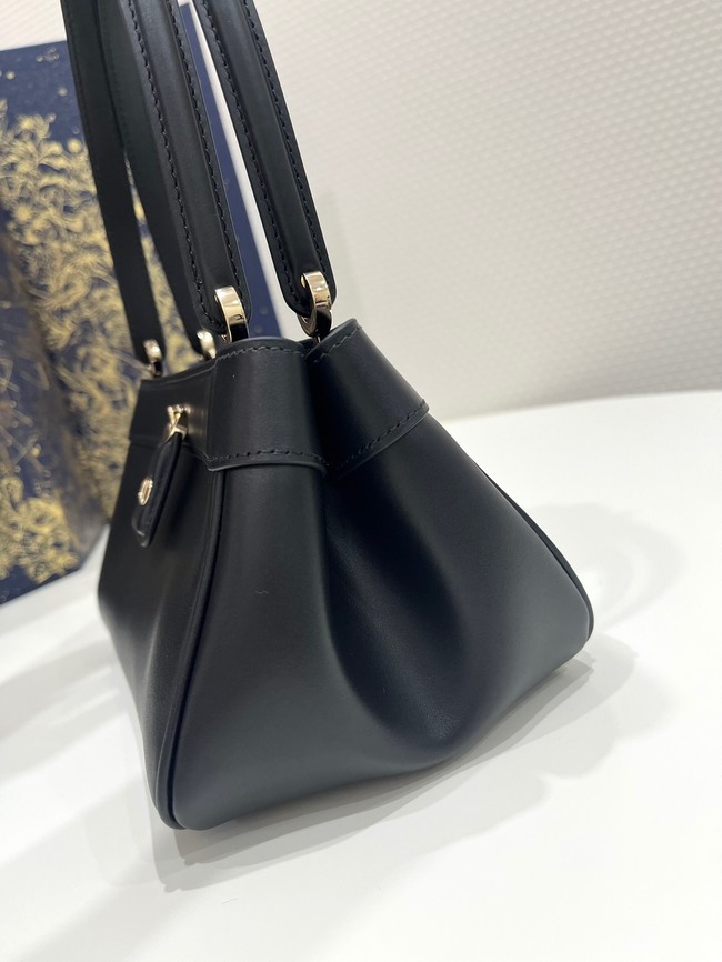 MEDIUM DIOR KEY BAG Black Box Calfskin M1843O