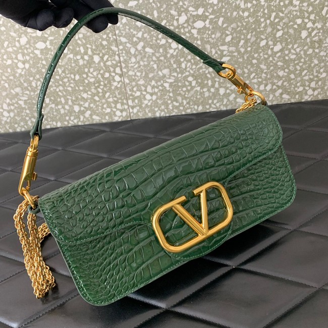 VALENTINO GARAVANI Loco Calf leather bag 2A0K30 green