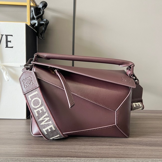 Loewe Puzzle Bag Leather 052239 wine