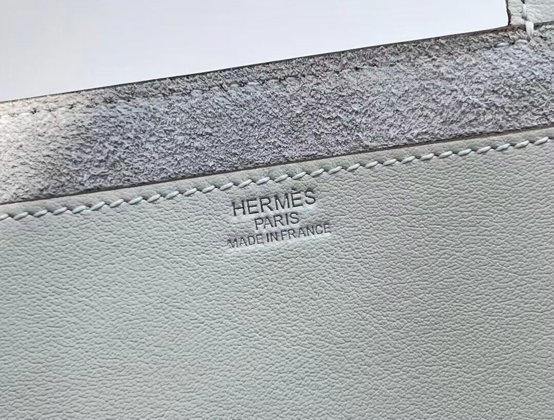 Hermes Original Togo Leather Bag H3602 White