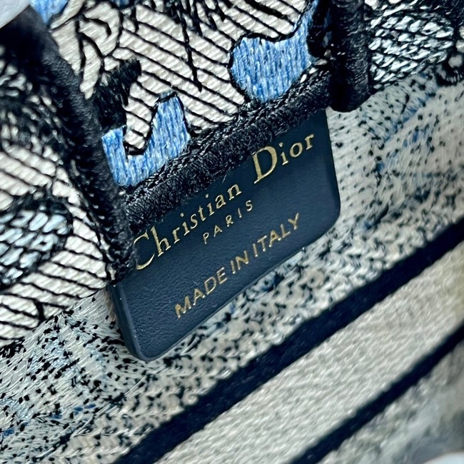 MINI DIOR BOOK TOTE PHONE BAG Embroidery S5555CES-3