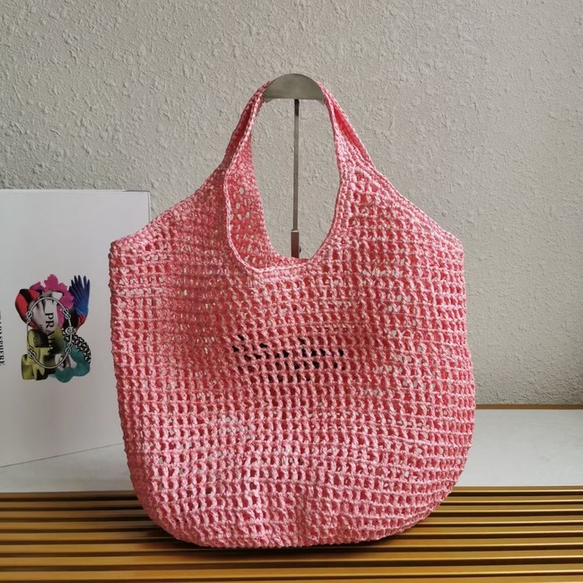 Prada Crochet tote bag 1BG424 pink