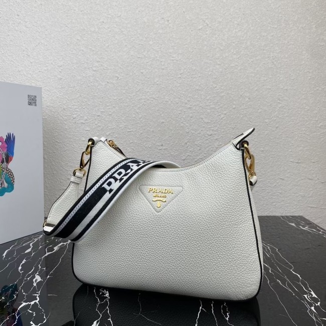 Prada Leather shoulder bag 1BC178 white