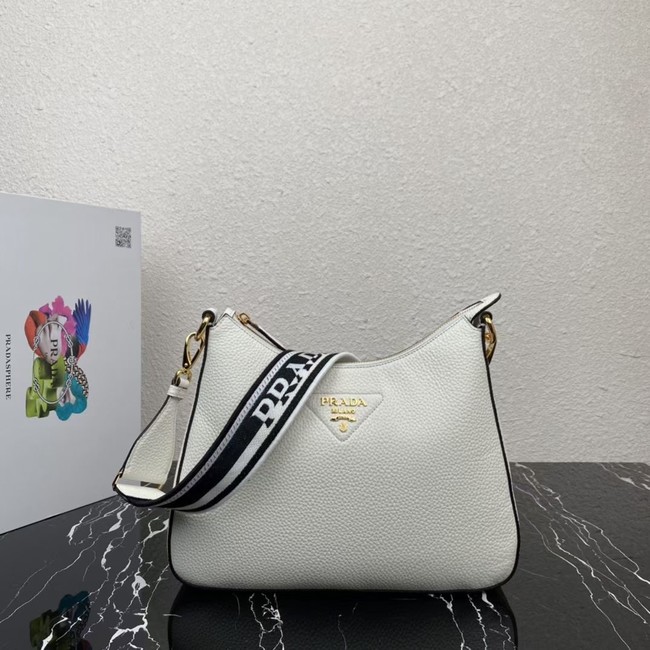 Prada Leather shoulder bag 1BC178 white