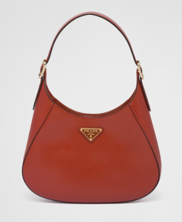 Prada Leather shoulder bag 1BC179 brown