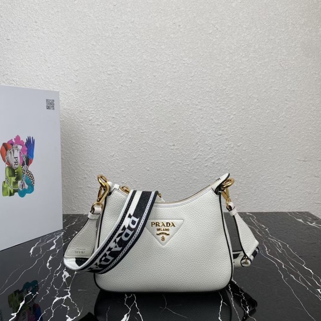 Prada Leather shoulder bag 1BH193 white