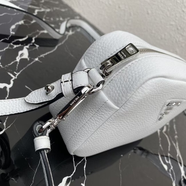 Prada Leather shoulder bag 1BH192 white