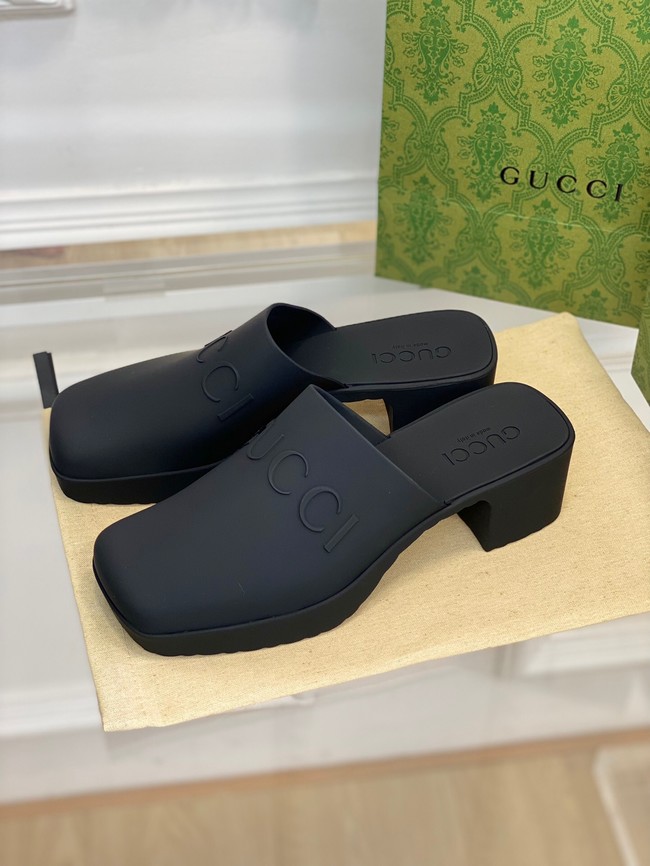 Gucci Womensleather slipper heel height 5.5CM 93401-4