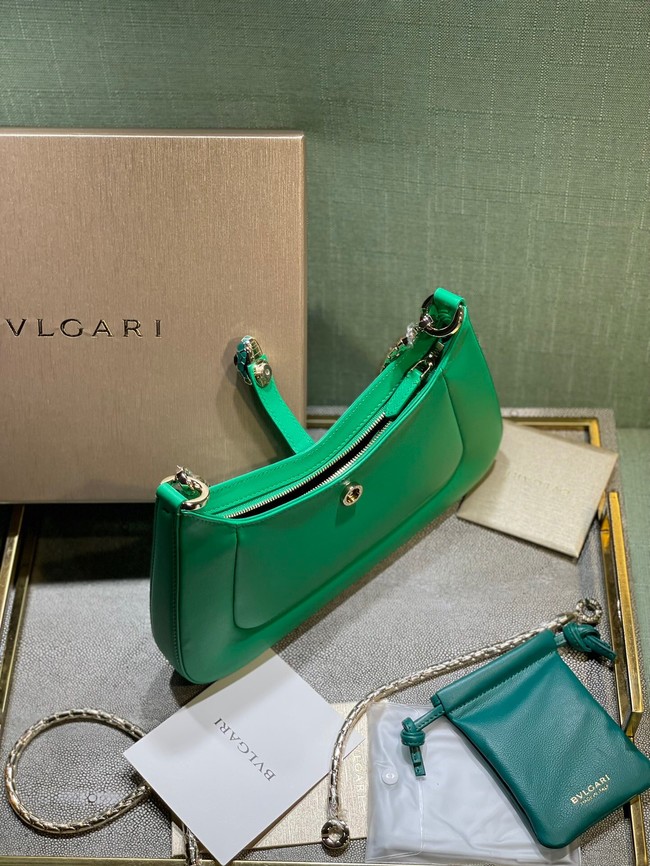 Bvlgari Serpenti Forever leather crossbody bag B282935 green