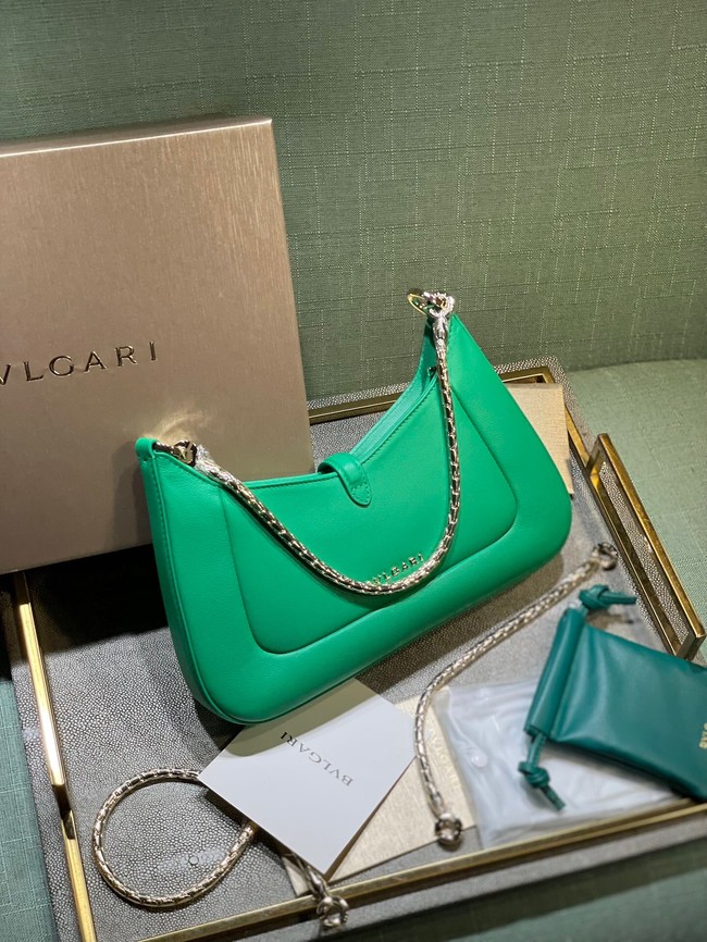 Bvlgari Serpenti Forever leather crossbody bag B282935 green