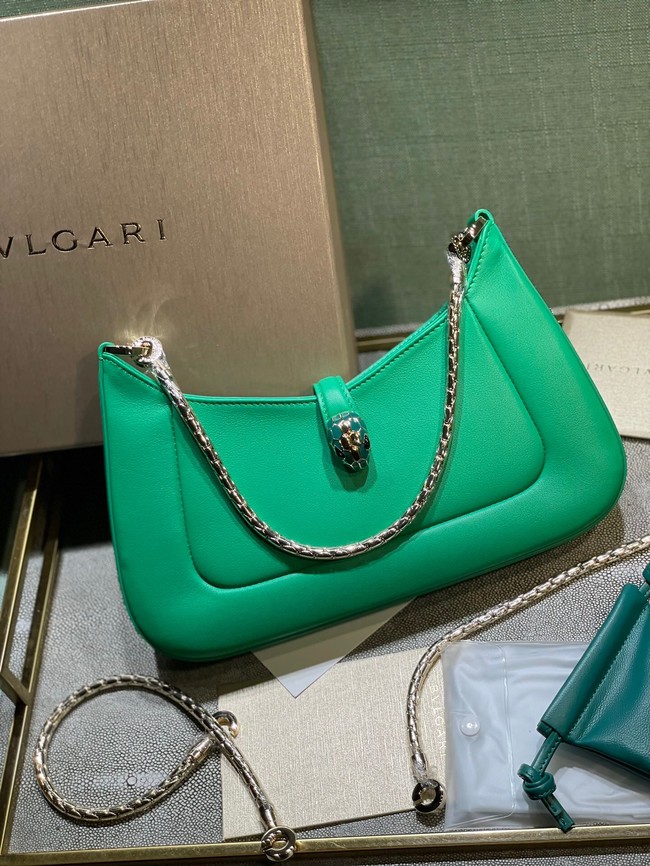 Bvlgari Serpenti Forever leather crossbody bag B282935 green