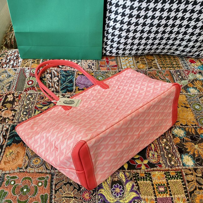 Goyard Calfskin Leather Tote Bag 20217 pink