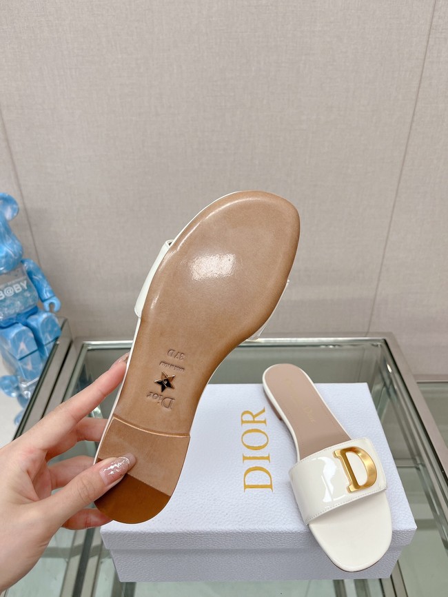 CEST DIOR SLIDE Patent Calfskin 93448-9