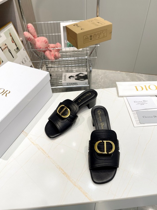 Dior 30 MONTAIGNE HEELED SLIDE Calfskin 93444-2