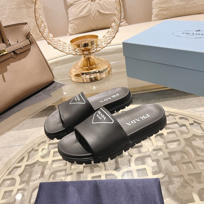 Prada leather slides 93442-2