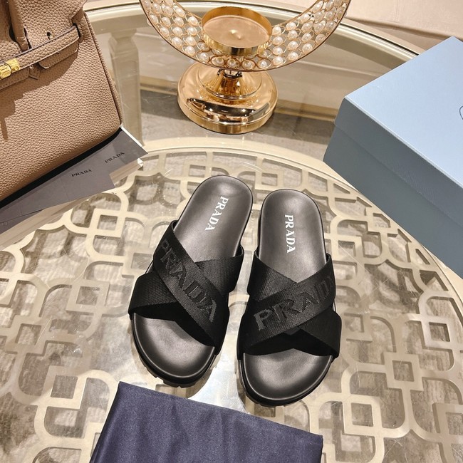 Prada leather slides 93443-1