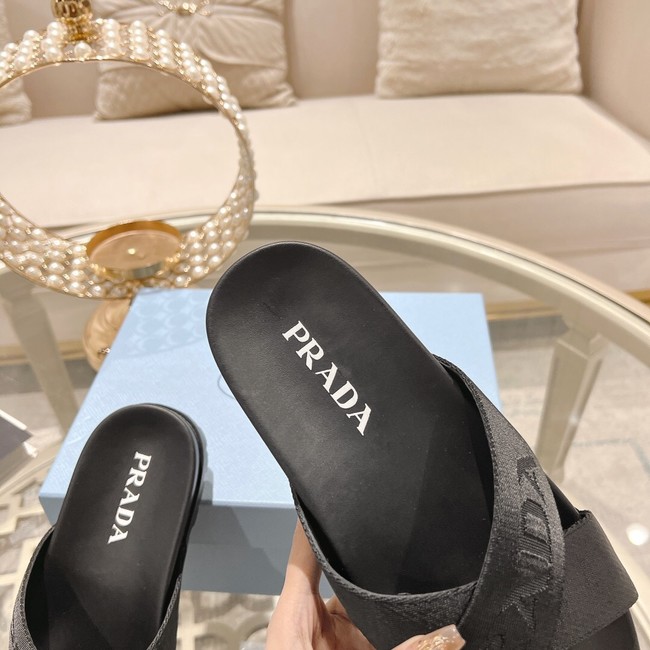 Prada leather slides 93443-1