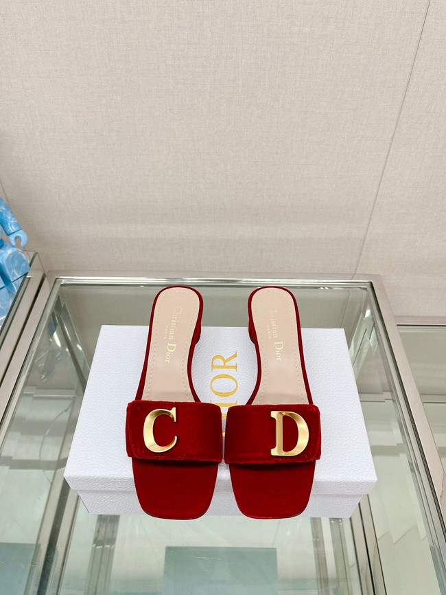 CEST DIOR HEELED SLIDE Velvet 93449-3