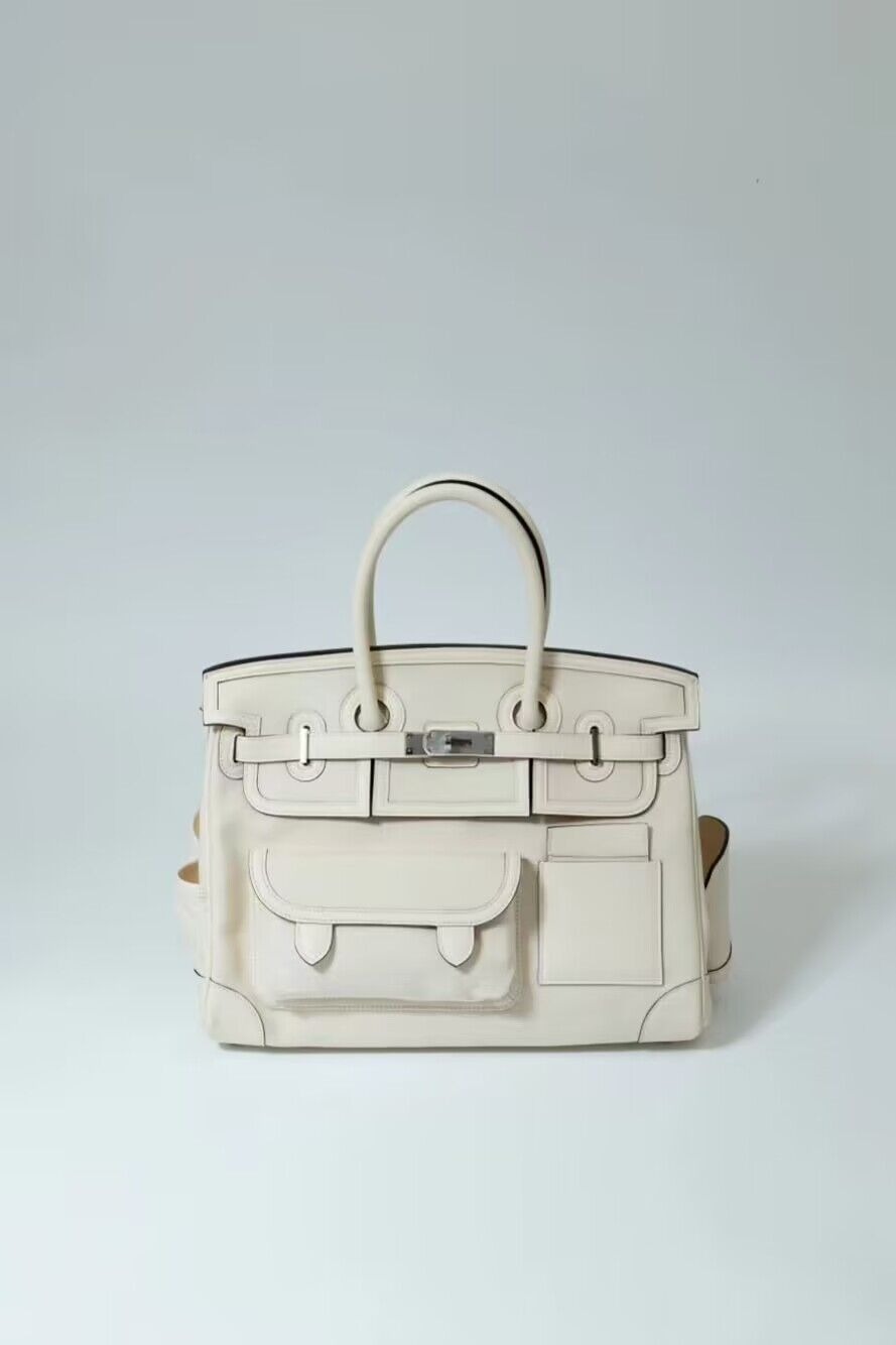 Hermes Original Leather Bag H6321 White