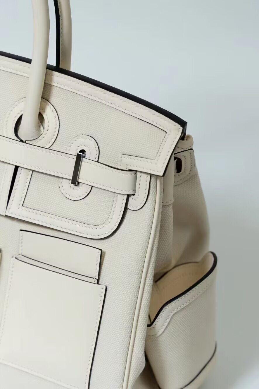 Hermes Original Leather Bag H6321 White