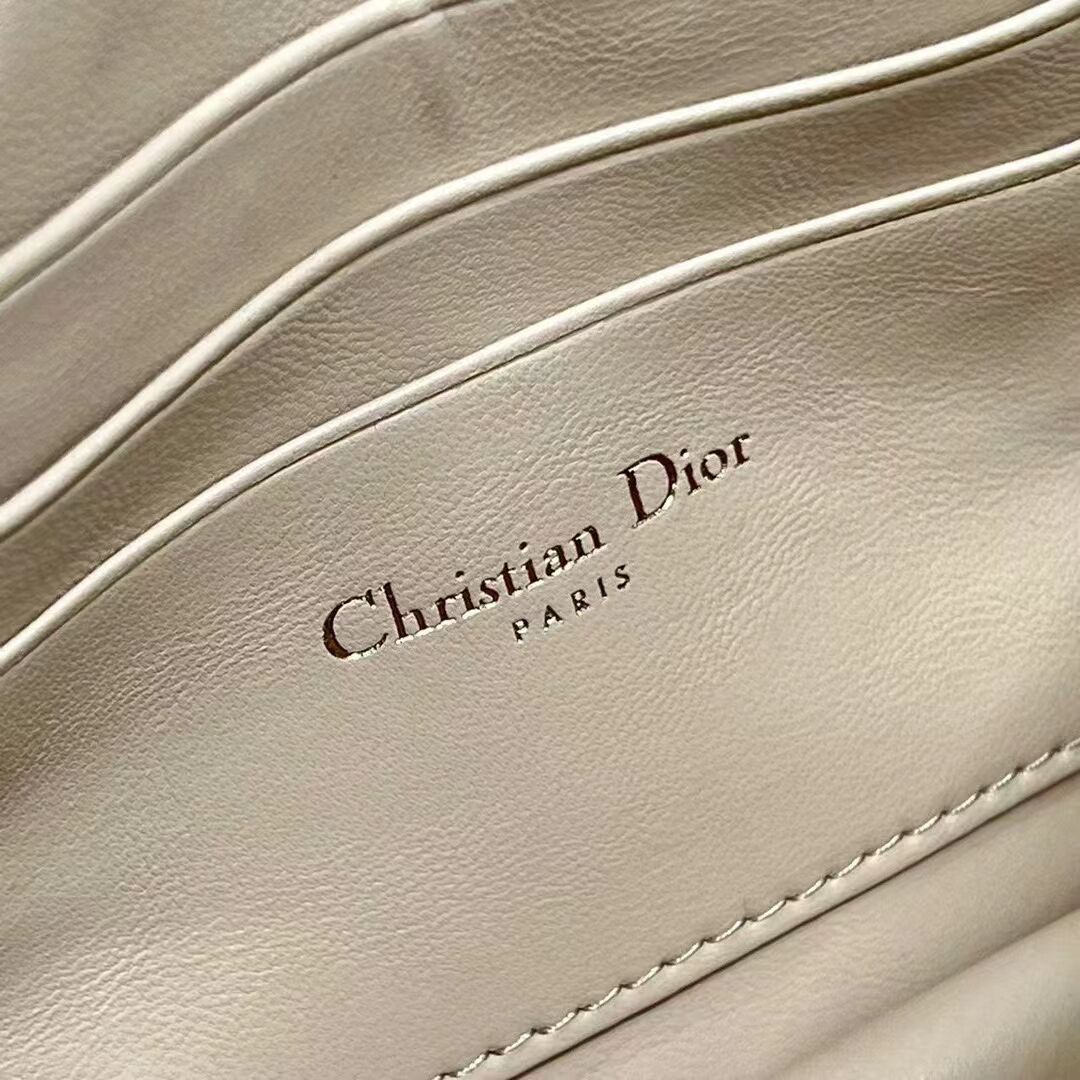 Dior MISS CARO MINI BAG Macrocannage Lambskin S5169UD Sand-Colored