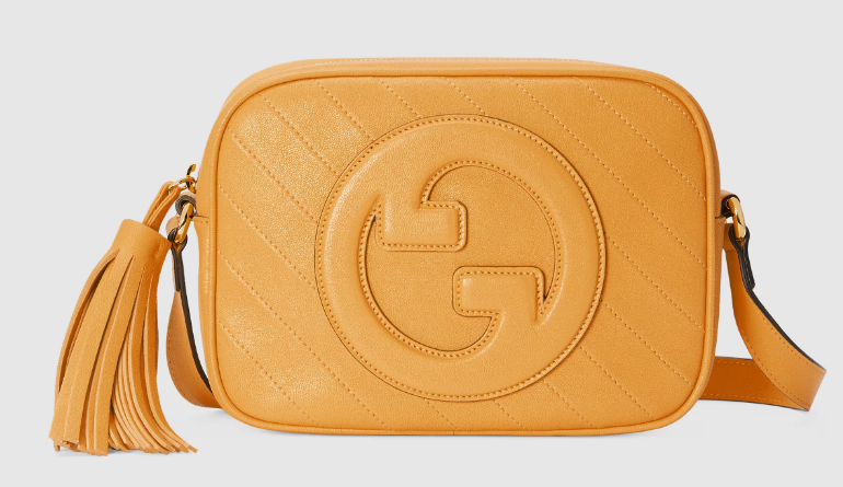 GUCCI BLONDIE SMALL SHOULDER BAG 742360 Yellow