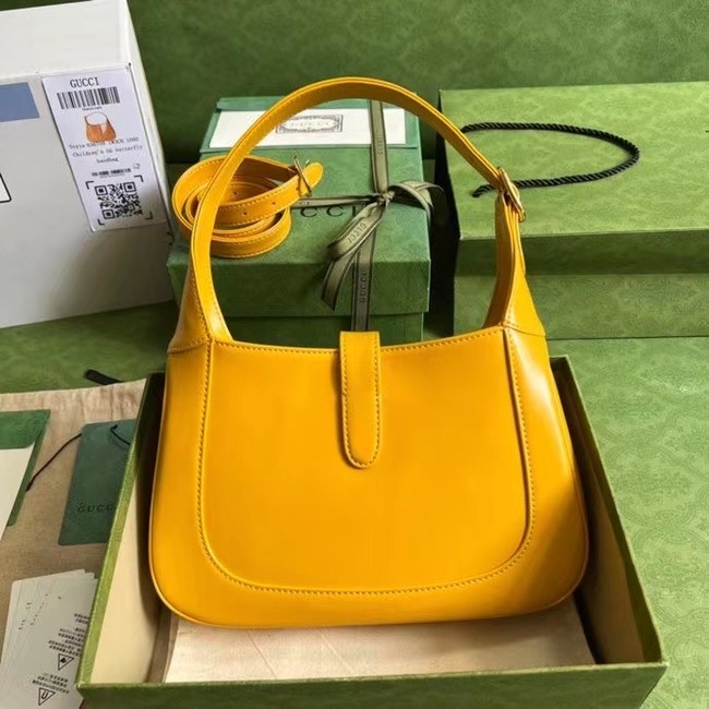 GUCCI JACKIE 1961 SMALL SHOULDER BAG 636709 yellow