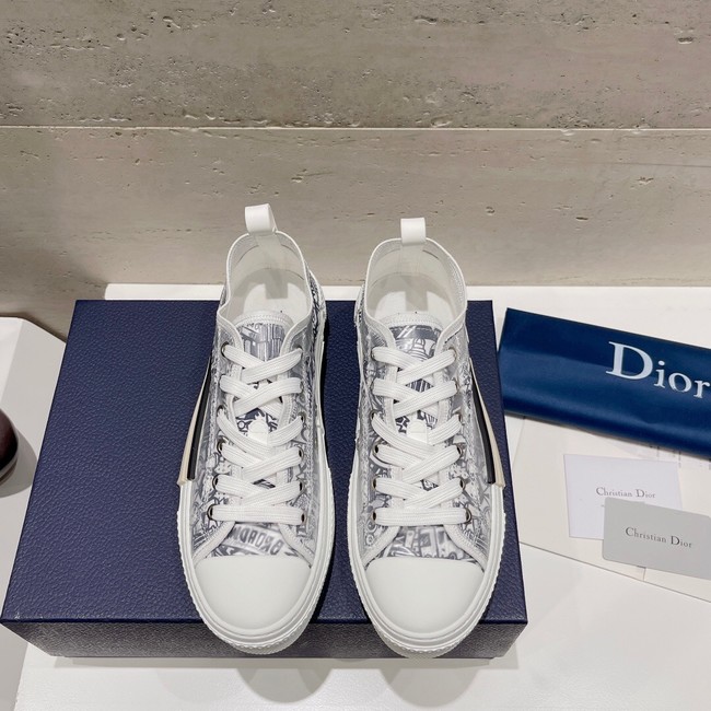 WALK N DIOR PLATFORM SNEAKER Dior Oblique Embroidered Cotton 93516-3