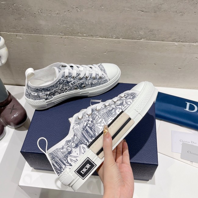 WALK N DIOR PLATFORM SNEAKER Dior Oblique Embroidered Cotton 93516-3