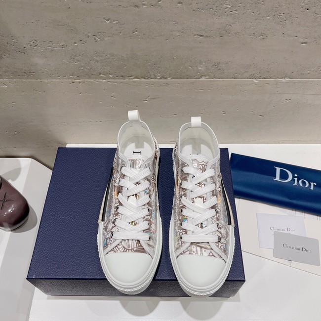 WALK N DIOR PLATFORM SNEAKER Dior Oblique Embroidered Cotton 93516-4