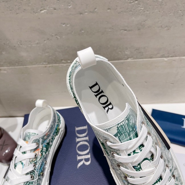 WALK N DIOR PLATFORM SNEAKER Dior Oblique Embroidered Cotton 93516-7