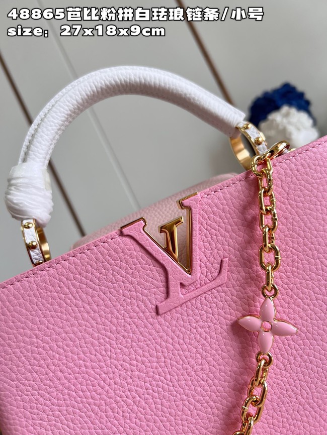 Louis Vuitton Capucines BB M21043 Rose Chamallow Pink