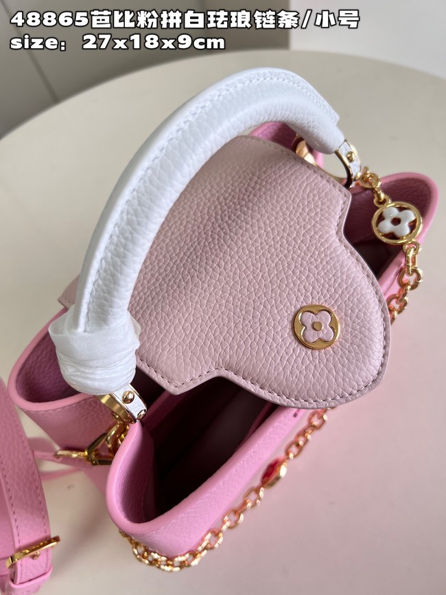 Louis Vuitton Capucines BB M21043 Rose Chamallow Pink