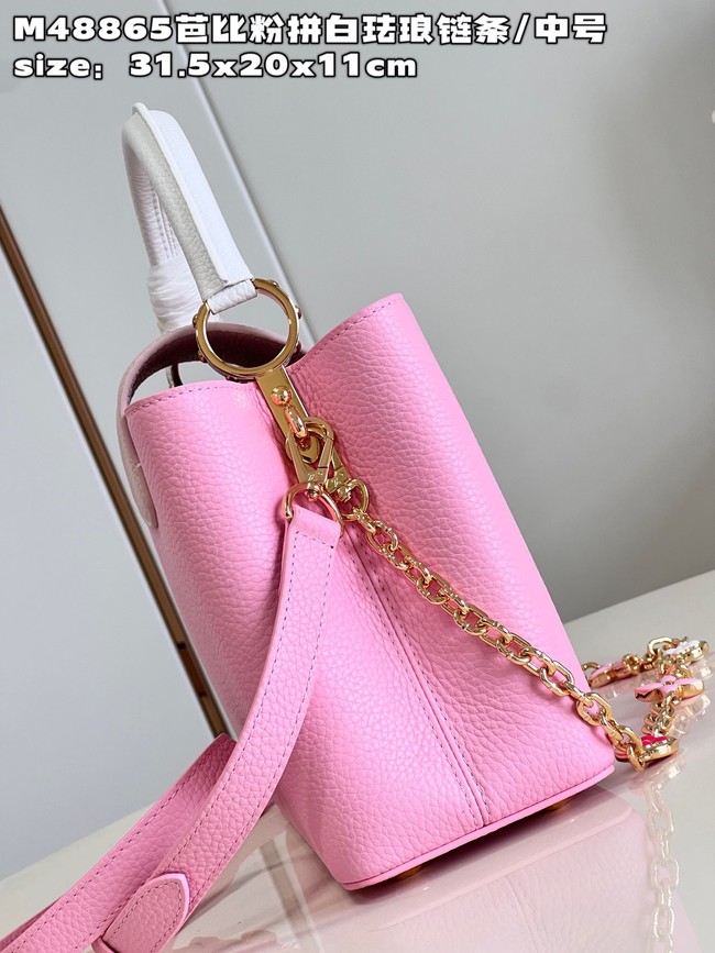 Louis Vuitton Capucines MM M20784 Rose Chamallow Pink