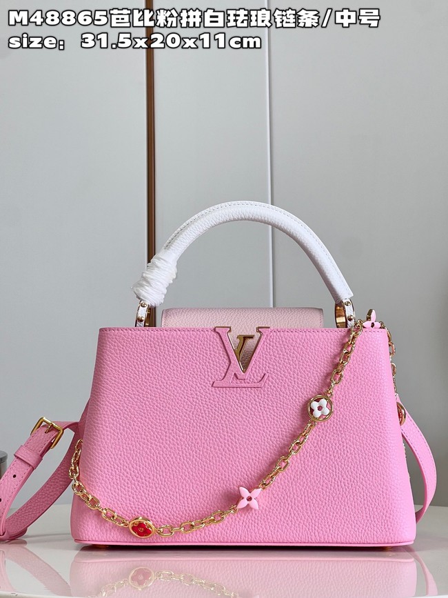 Louis Vuitton Capucines MM M20784 Rose Chamallow Pink