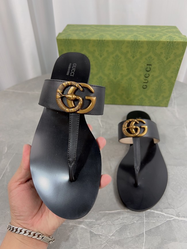 Gucci WOMENS DOUBLE G THONG SANDAL 93537-6