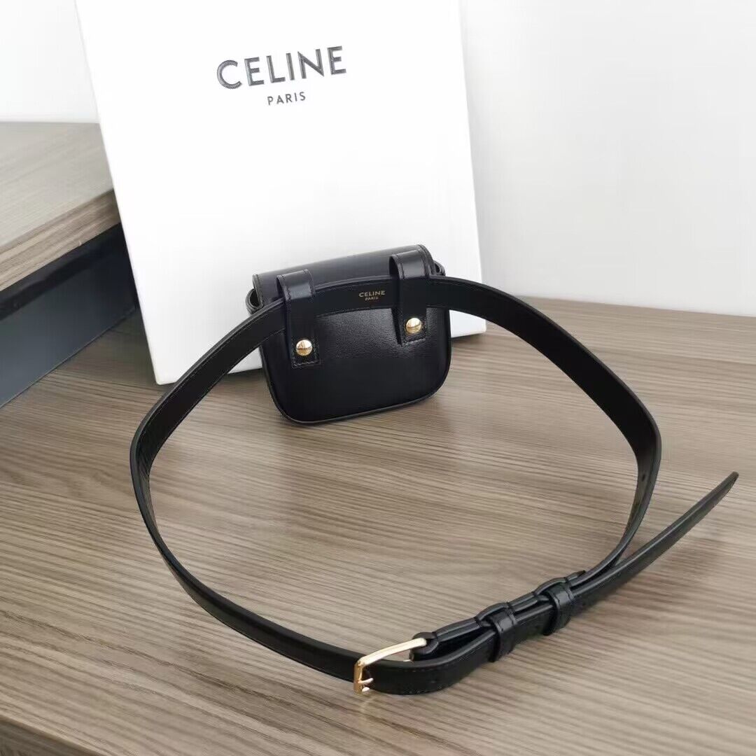 Celine Original Leather Belt Bag C3012 Black