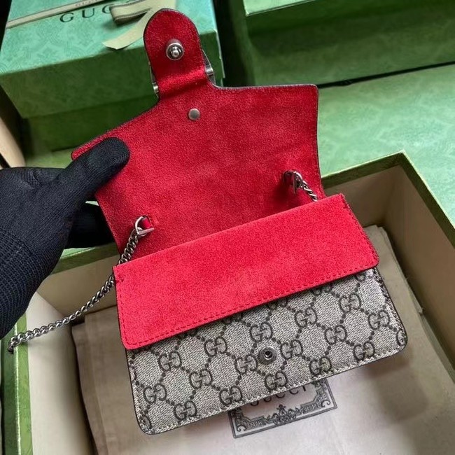 GUCCI DIONYSUS MINI TOP HANDLE BAG 752029 red