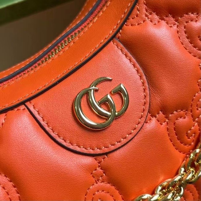 Gucci GG MATELASSE SMALL SHOULDER BAG 739709 orange