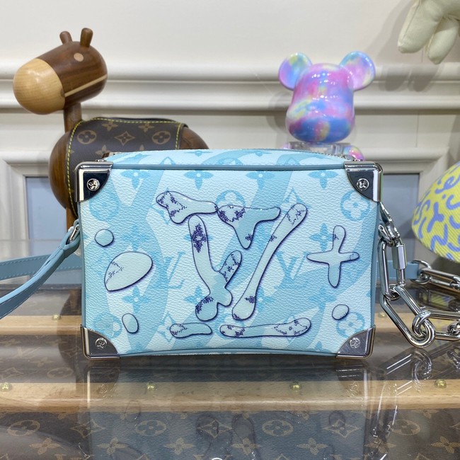 Louis Vuitton Mini Soft Trunk M22588 light blue