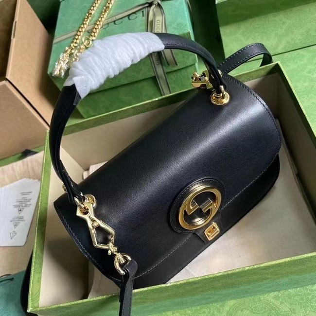 GUCCI BLONDIE TOP-HANDLE BAG 735101 black