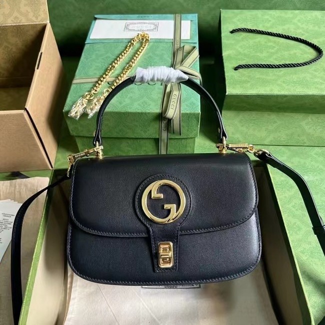 GUCCI BLONDIE TOP-HANDLE BAG 735101 black