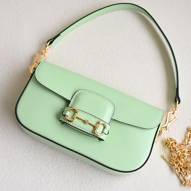 GUCCI HORSEBIT 1955 SMALL SHOULDER BAG 735178 light green