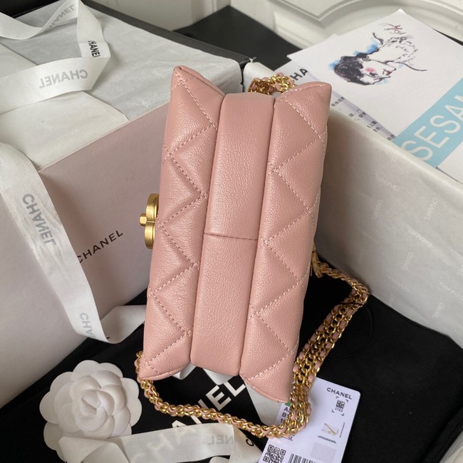 Chanel SMALL FLAP BAG AS3984 pink