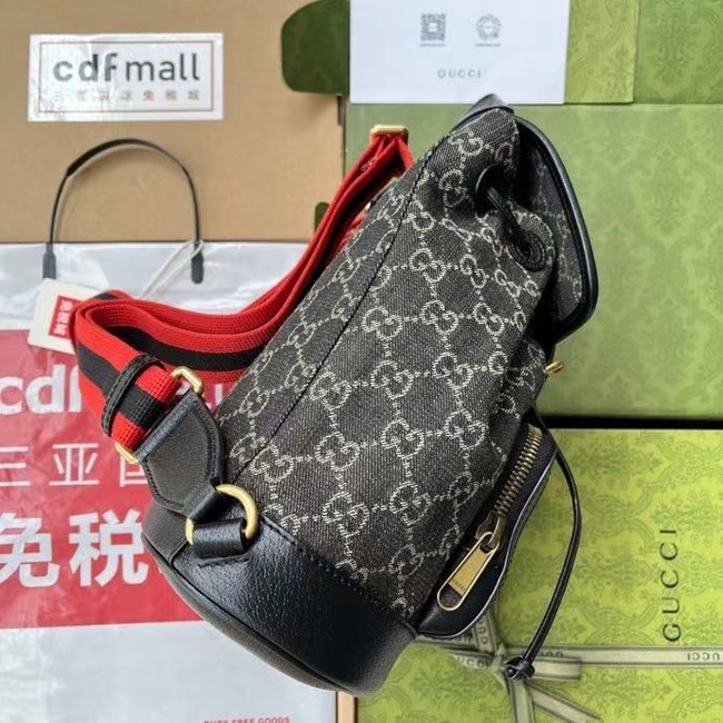 GUCCI Denim BACKPACK WITH INTERLOCKING G 674147 