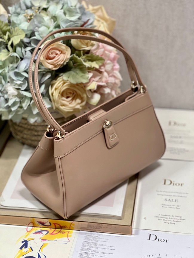 MEDIUM DIOR KEY BAG pink Box Calfskin M1843OBEQ