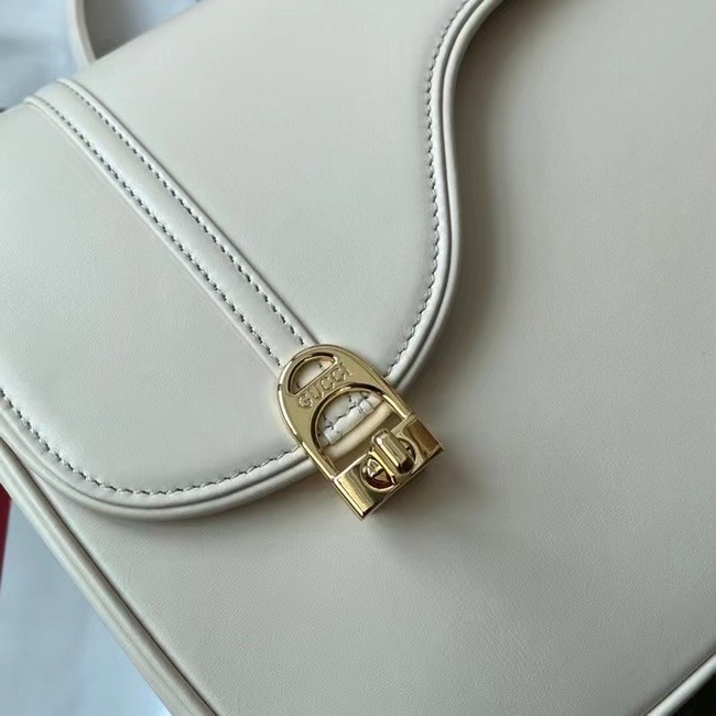 GUCCI EQUESTRIAN INSPIRED SHOULDER BAG 740988 Off white