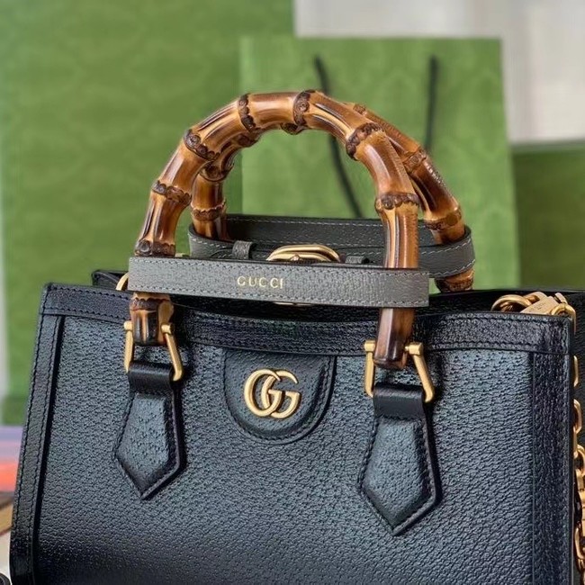 GUCCI DIANA SMALL SHOULDER BAG 735153 Black