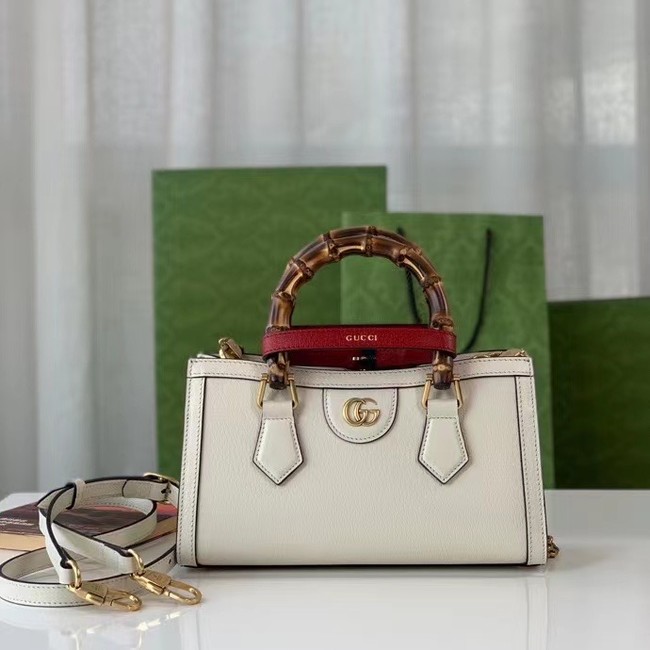 GUCCI DIANA SMALL SHOULDER BAG 735153 White